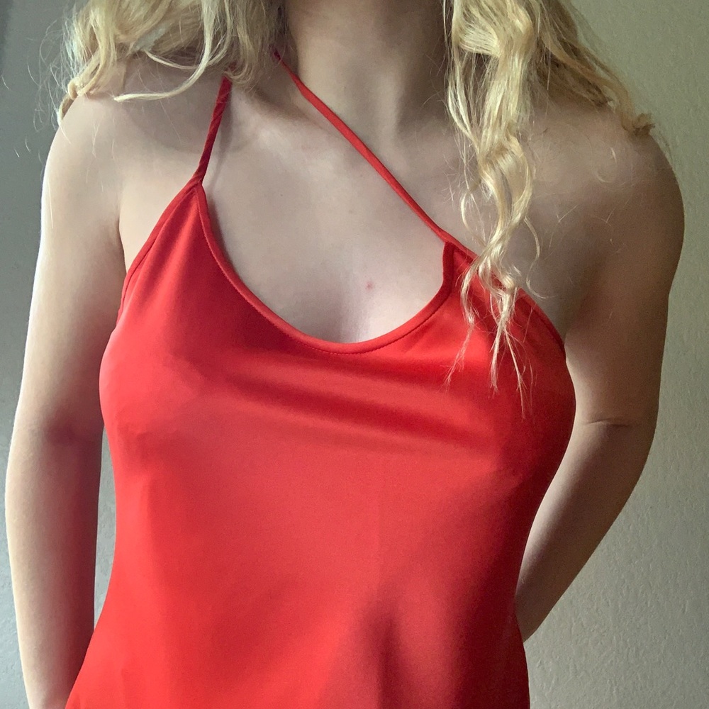 Red Victoria Secret Slip Dress